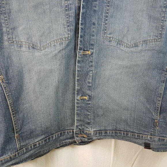 Kenneth Cole Denim Blue Long Sleeve Shirt Men's XL Casual Button Up - Picture 11 of 12